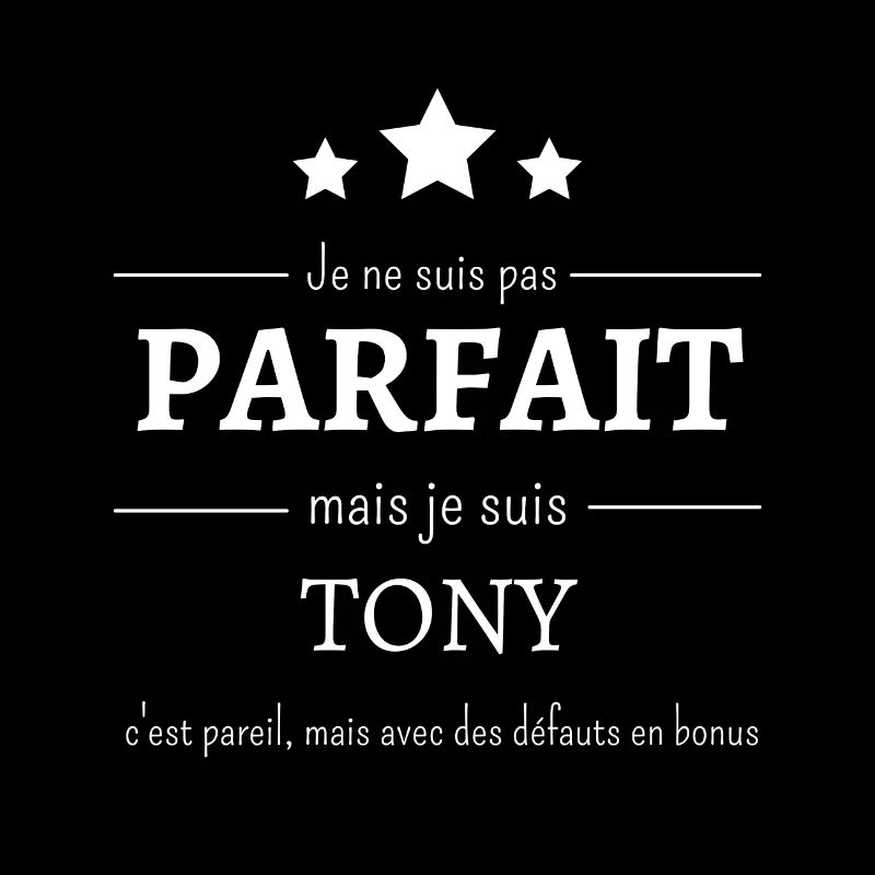 Tony : L'authenticité des défauts en bonus