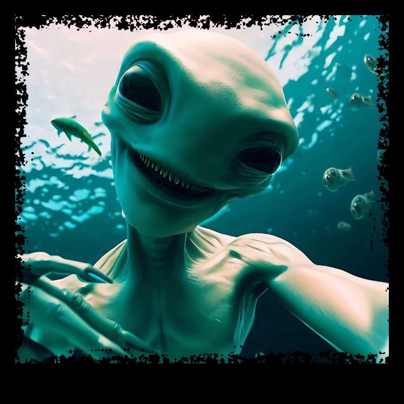Alien Selfie - Underwater Adventure
