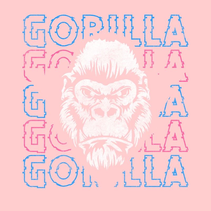 Starch silverback monkey chimpanzee