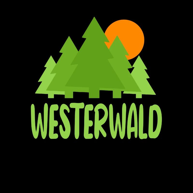 Westerwald Bäume und Sonnenschein