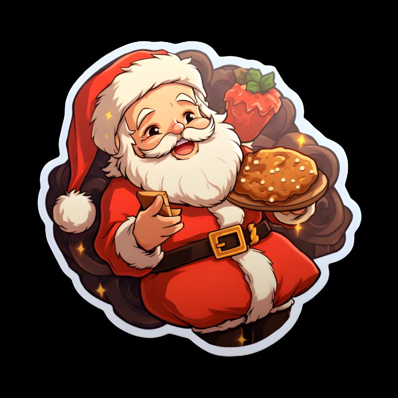 Le Père Noël, c’est des biscuits et des fraises