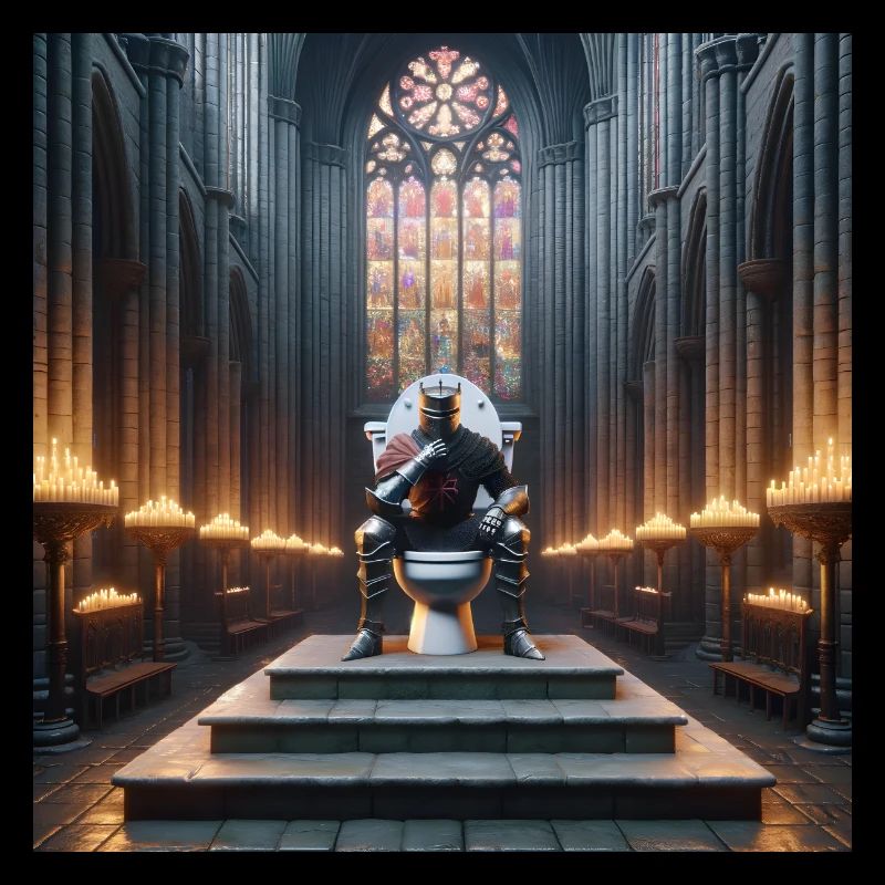 Fart Souls - Hollow Knight on Porcelain Throne #01