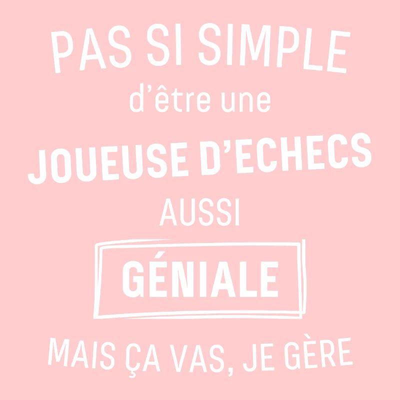 Joueuse d echecs GÉNIALE