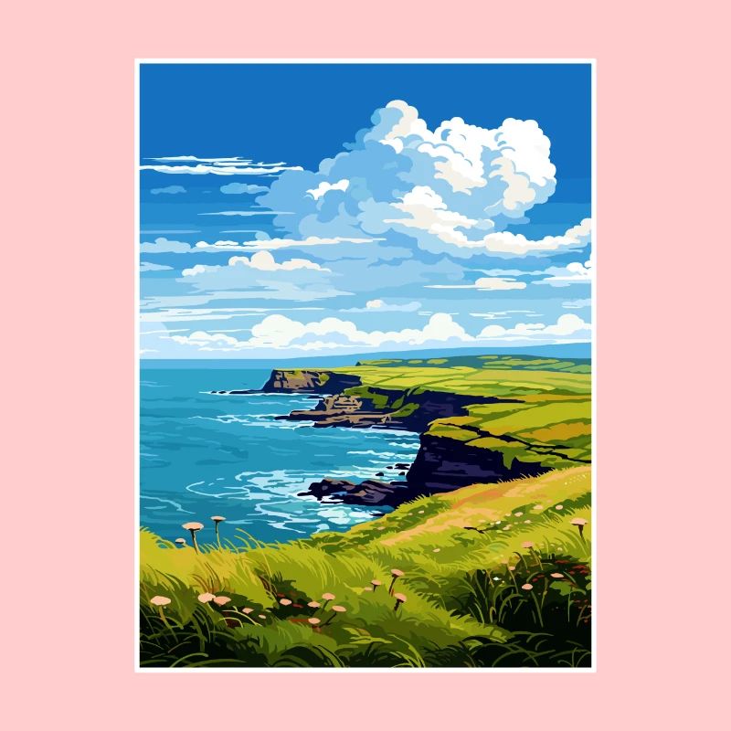 Das Lizard Peninsula Cornwall Reiseposter