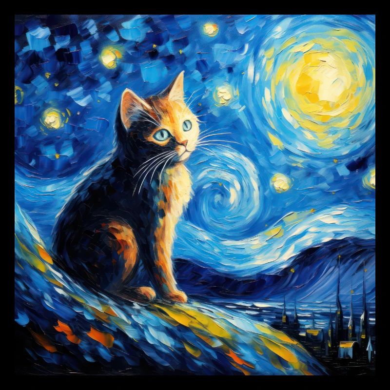 Chat, motif chat, cadeau
