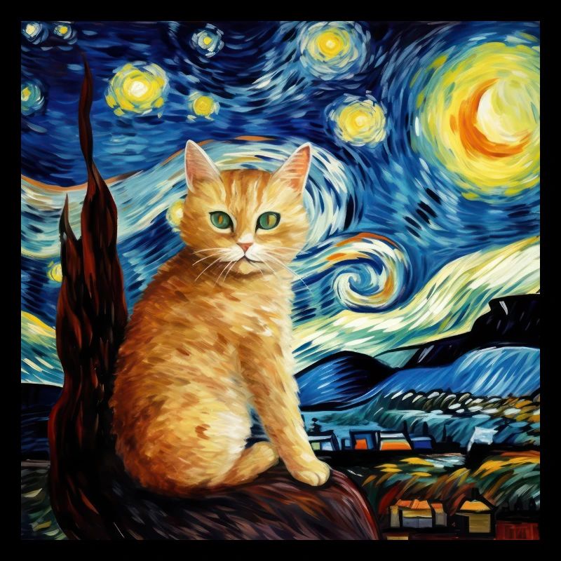 Chat, motif chat, cadeau