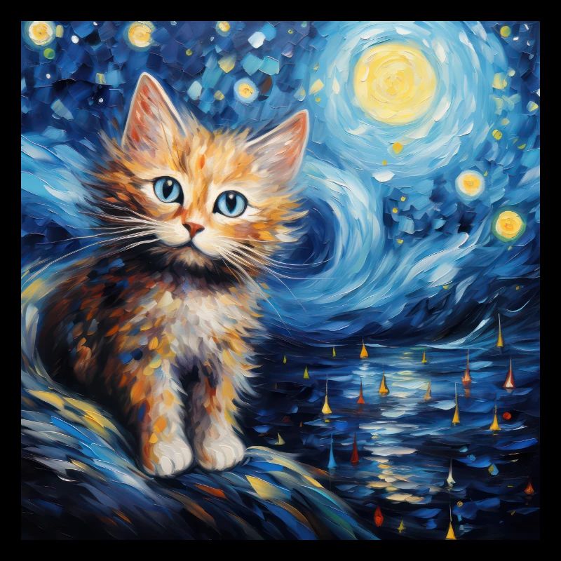 Chat, motif chat, cadeau