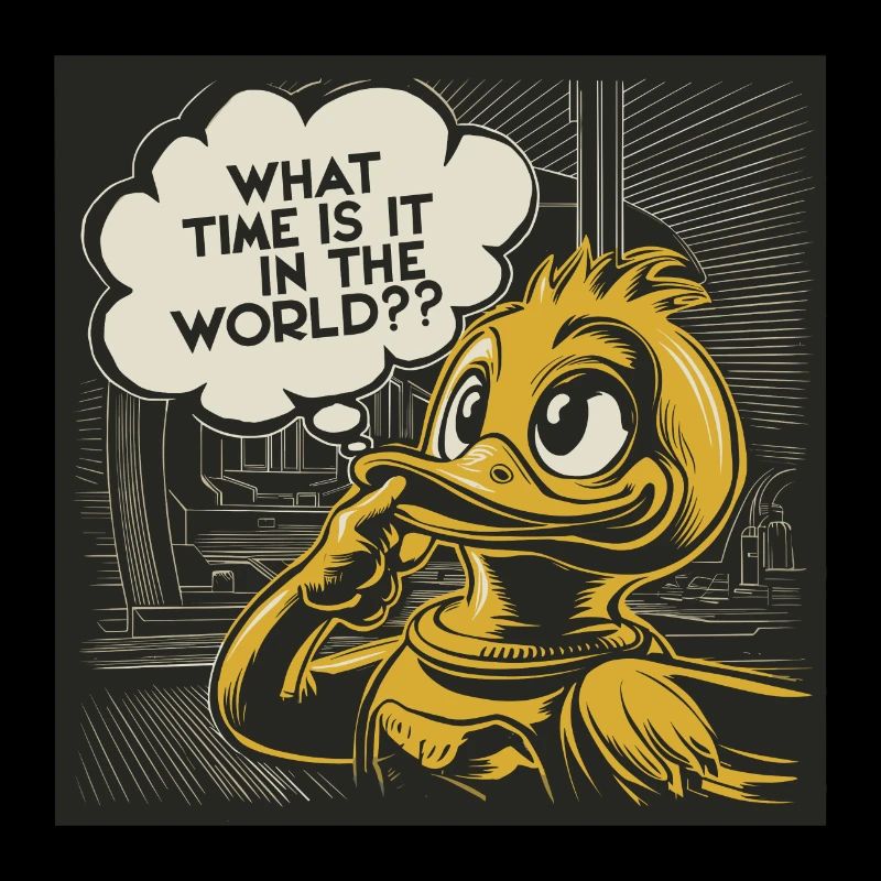 Déclaration réfléchie de canard de canard en plastique jaune