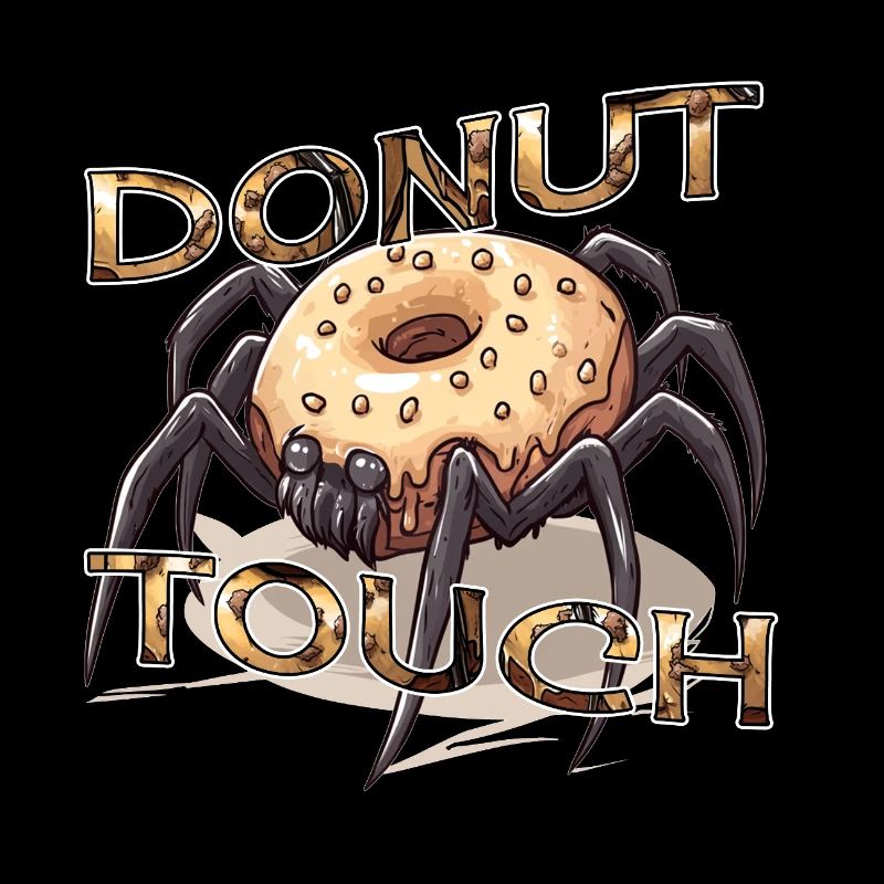 Donut Spider Jeu de mots drôle