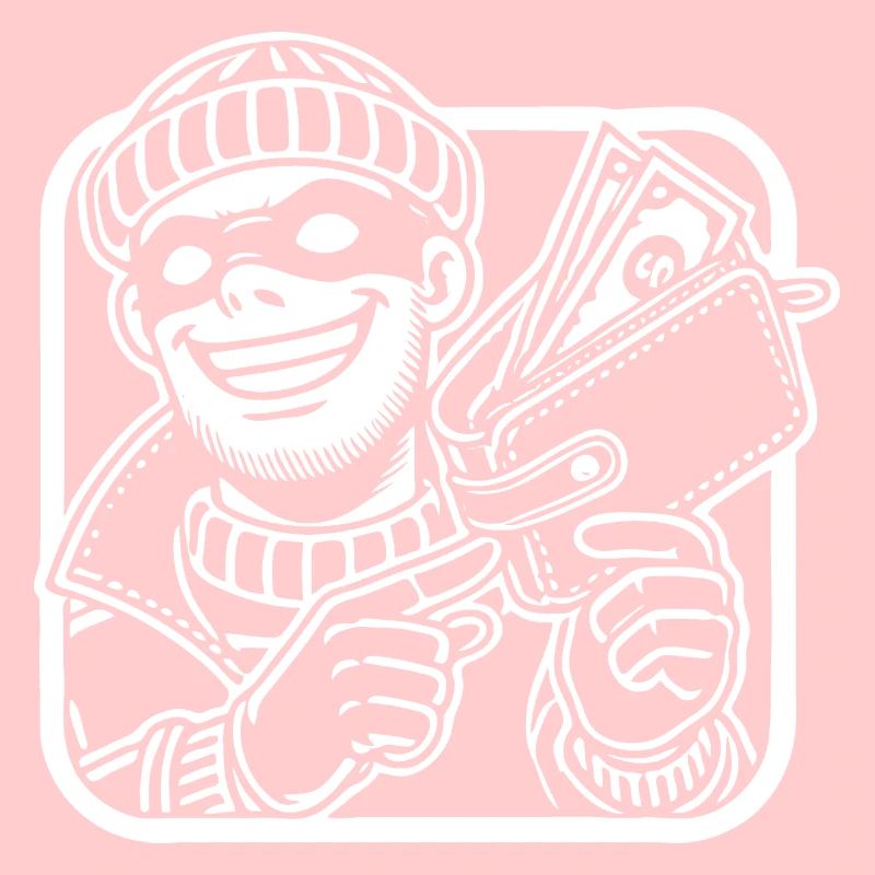 Beware of Pickpockets – Funny Thieves Design