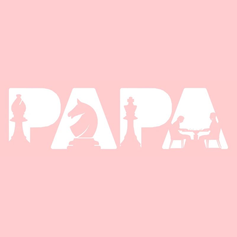 Papa Chess Player Board Game Dad Chess Dad