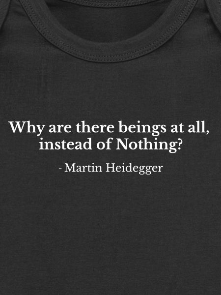 Heidegger Zitat Tee