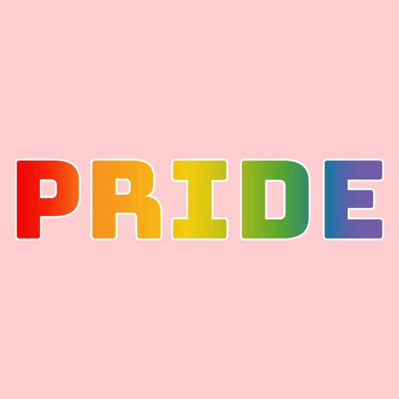 Rainbow pride blanc