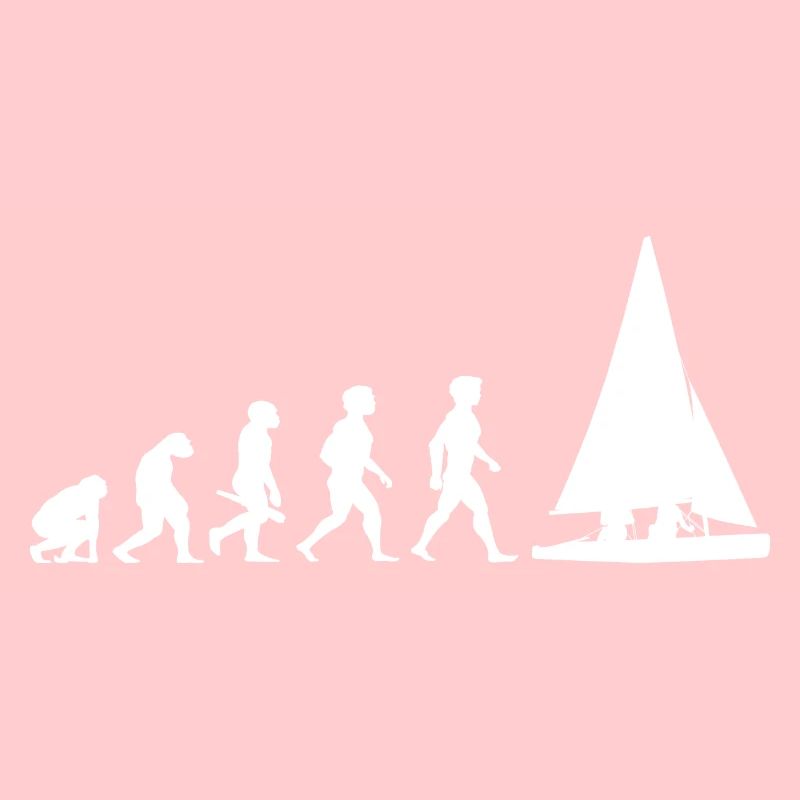 Evolution sailing sailboat sailing ship