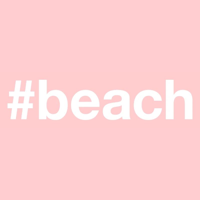 Hashtag de la plage