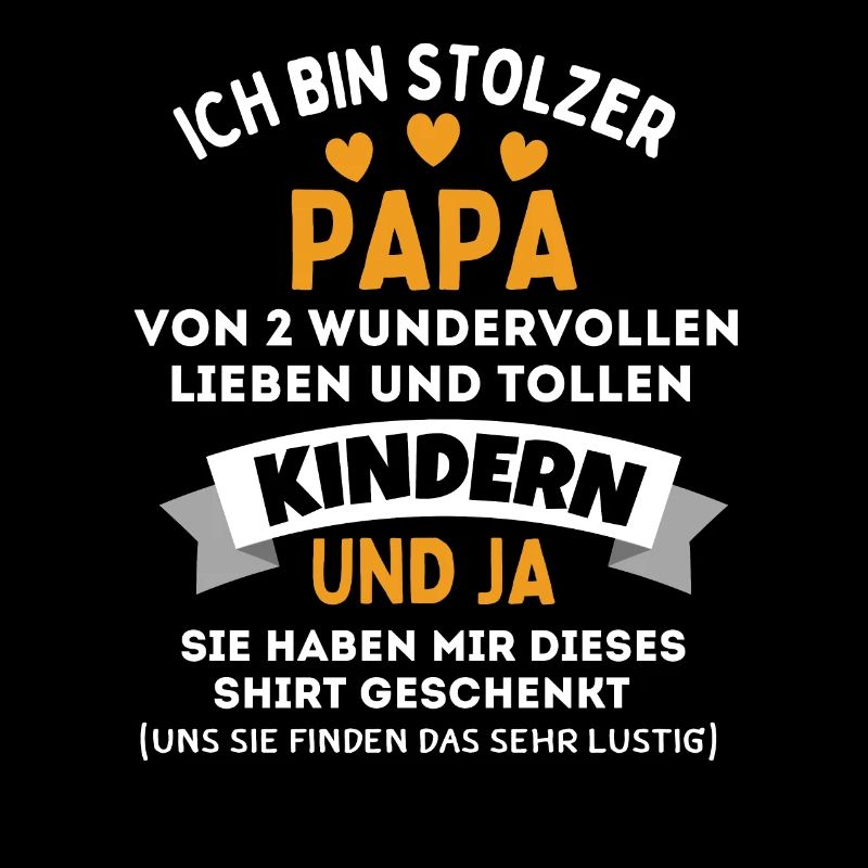 Stolzer Papa Männer Kinder Vatertag Geschenk Vater