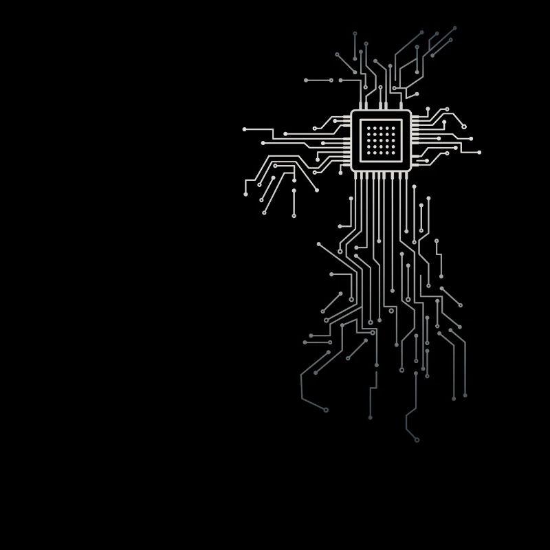 PCB Platinen Layout CPU Herz Computer Admin Nerd