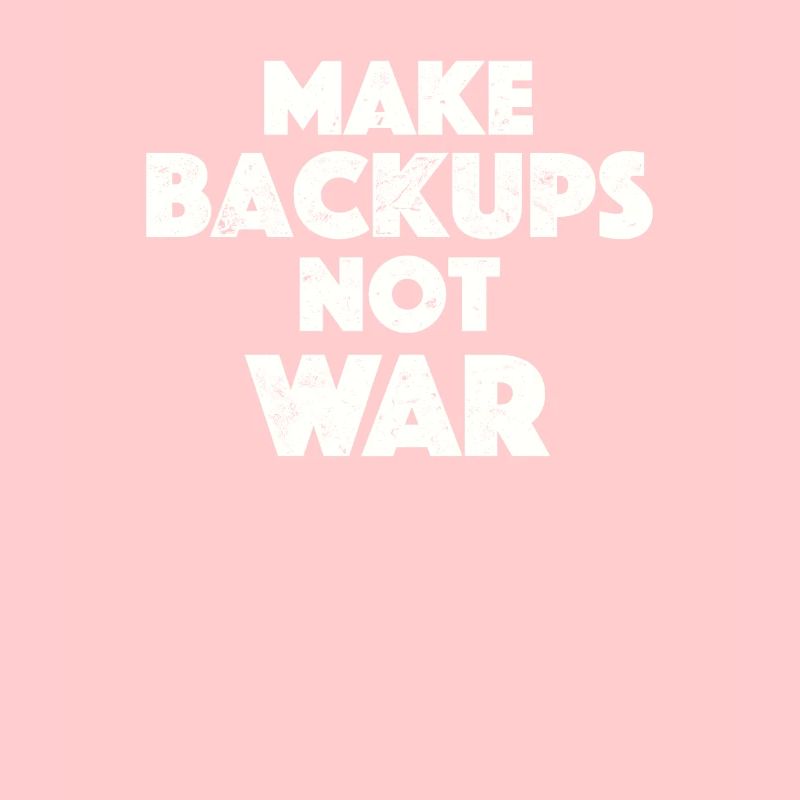 Admin Make Backups Data Backup IT Computer
