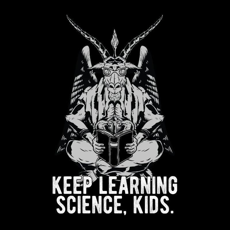 Baphomet Keep learning science Meme