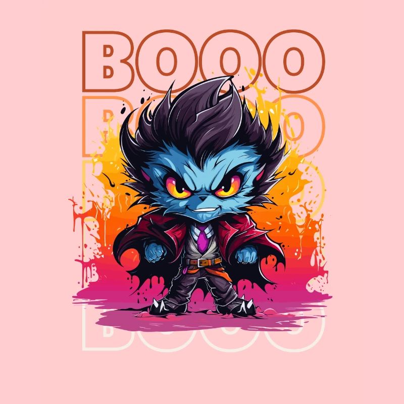 Chibi Thirst & Booo! Nightcrawler Vampire Tee !