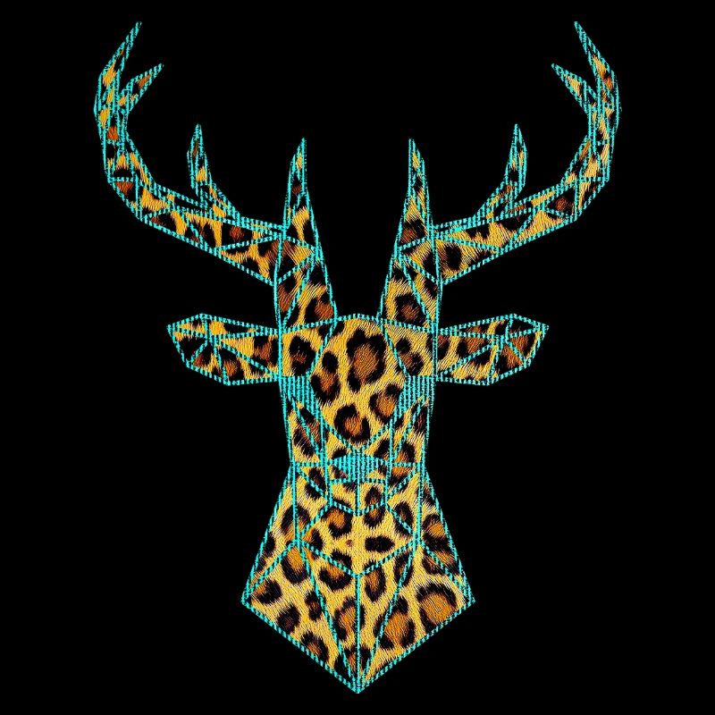 Hirsch PopArt Tuerkis