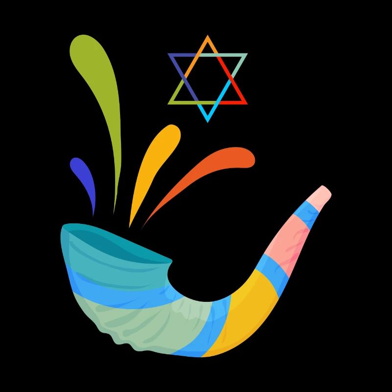 Yom Kippur Shofar Hemd. Rosch Haschana.