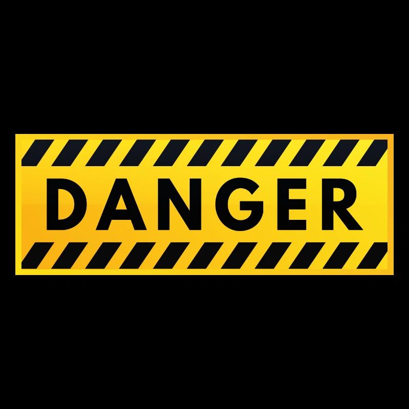 Danger Achtung Design geschenk Geschenkidee