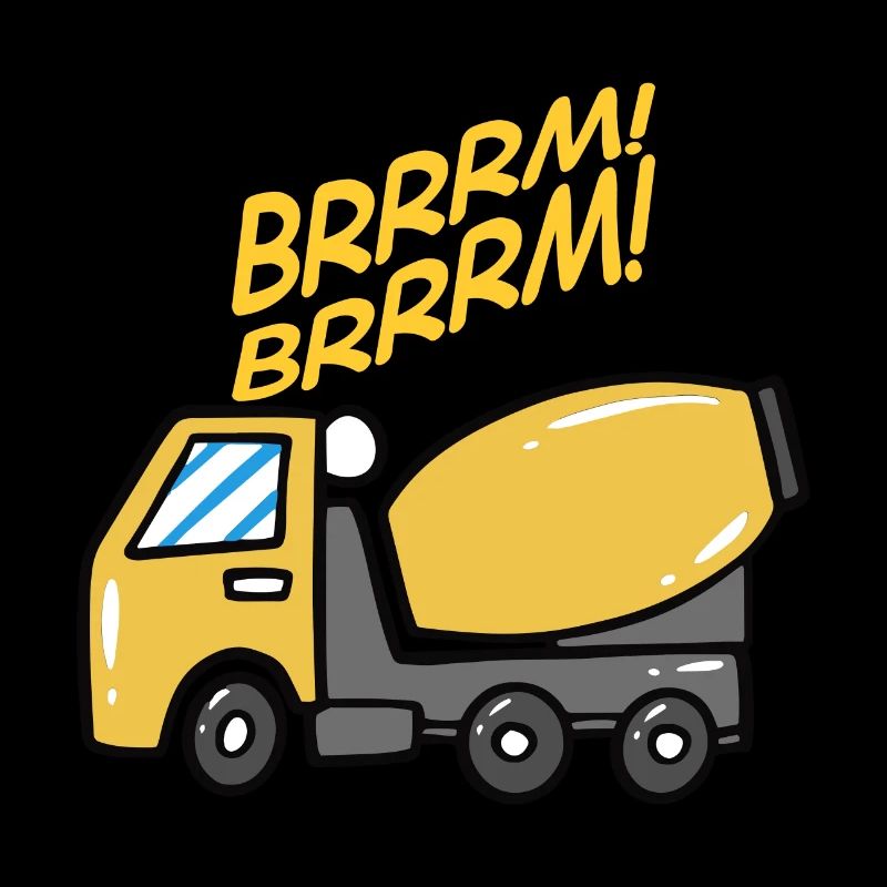 Excavator Construction Site Construction Machine Concrete Mixer Gift