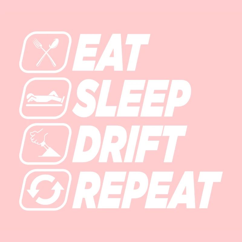 MANGER SOMMEIL DÉRIVE RÉPÉTER