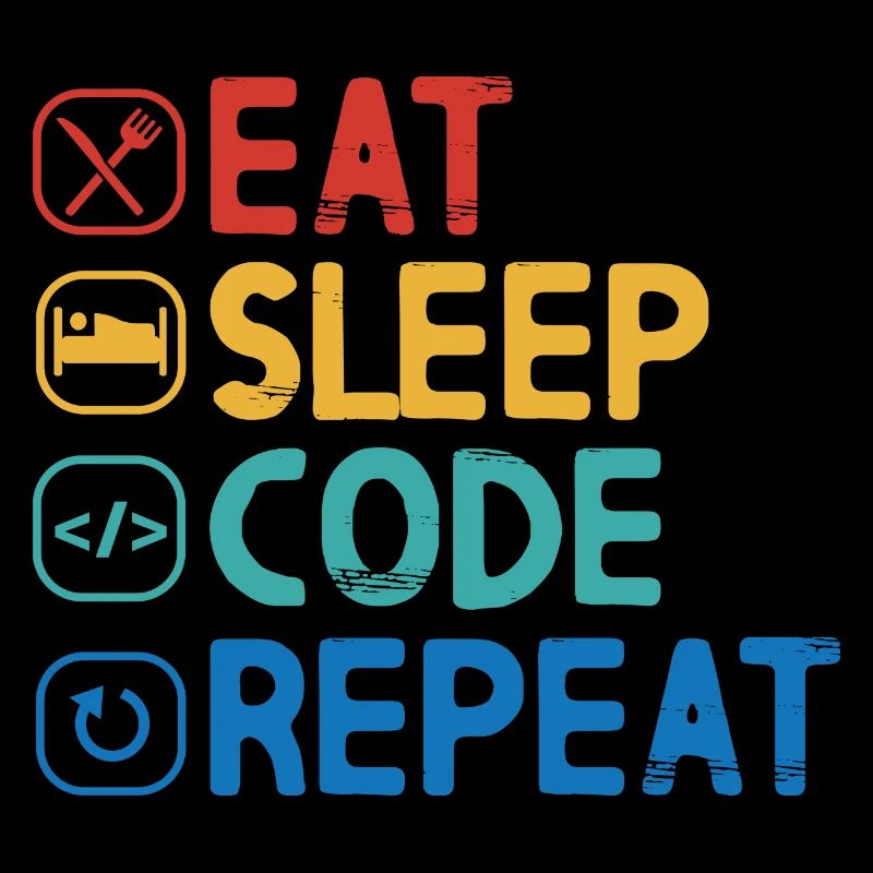 Répéter le code Eat Sleep