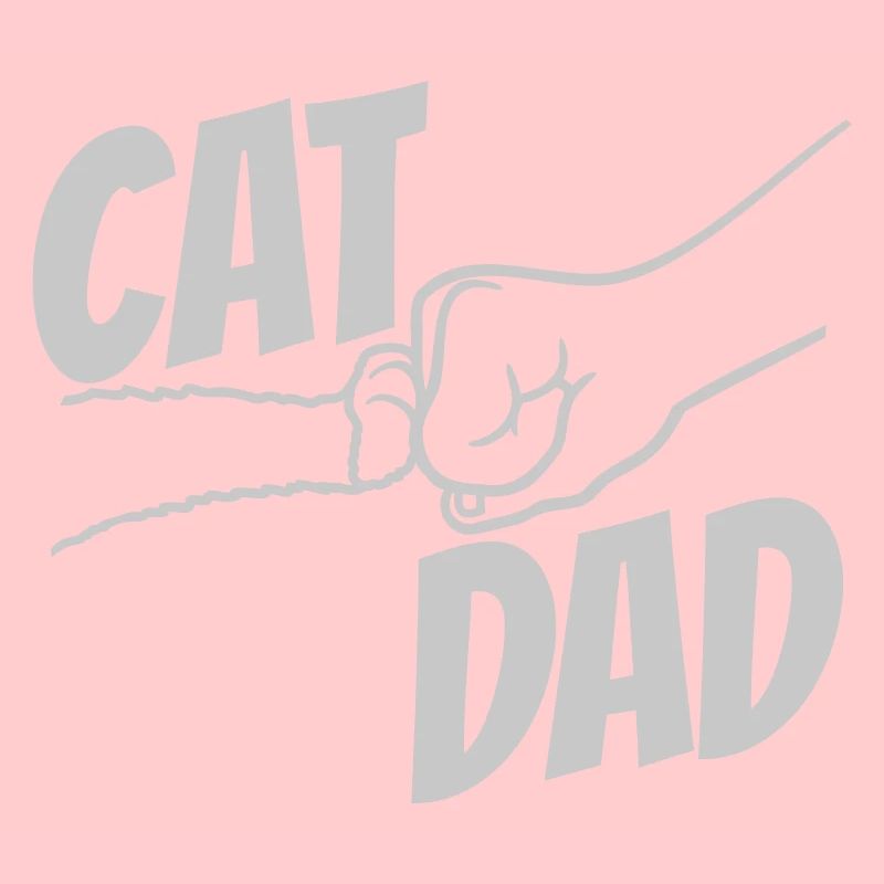 Conception du logo Cat Dad