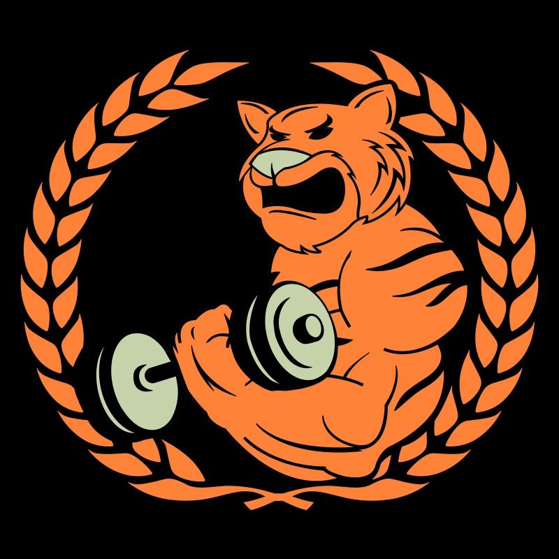 Tiger Muscle Bodybuilder