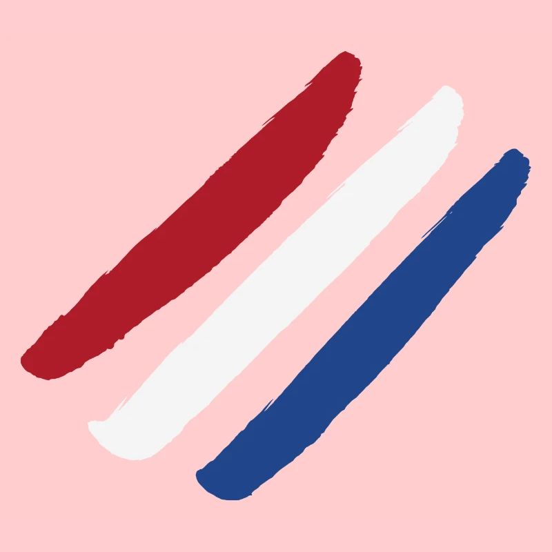 Netherlands Flag -Style Stripes