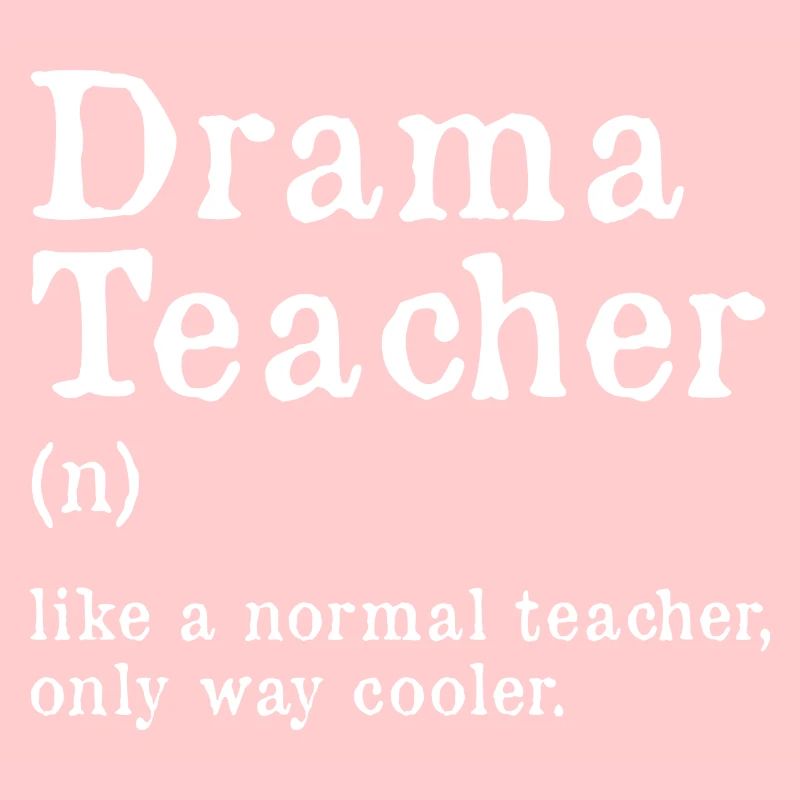 comme un enseignant normal seulement plus cool Design pour un drame