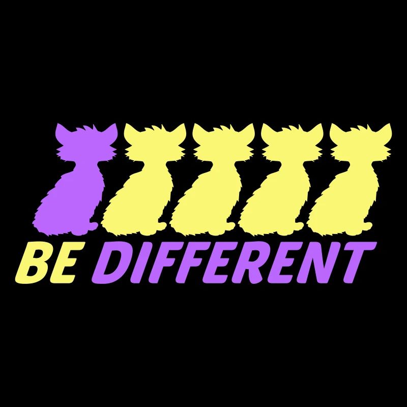 Be Different Cats Friends Be Different