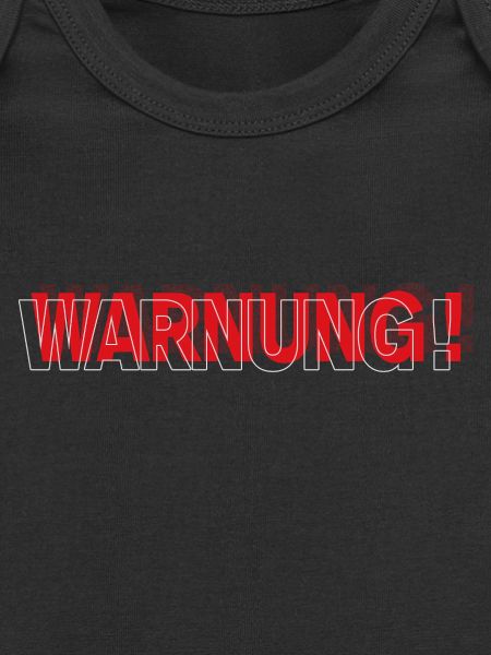 Warning - Modernes Statement Design