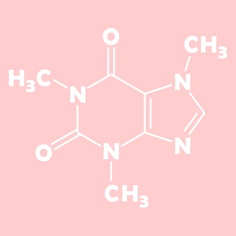 Caffeine Molecule Structural Formula Coffee Chemistry