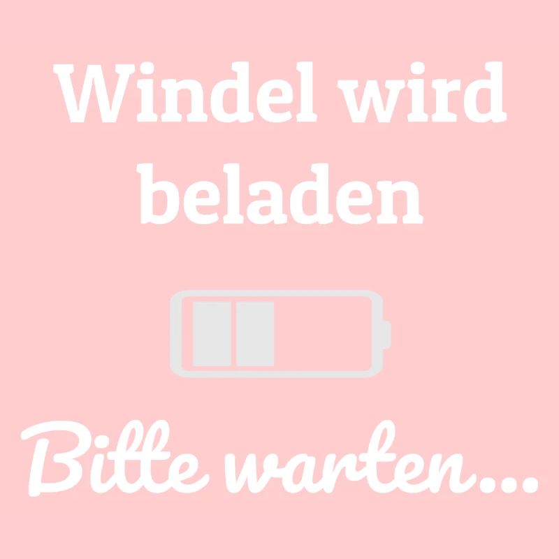 windel wird beladen weiß