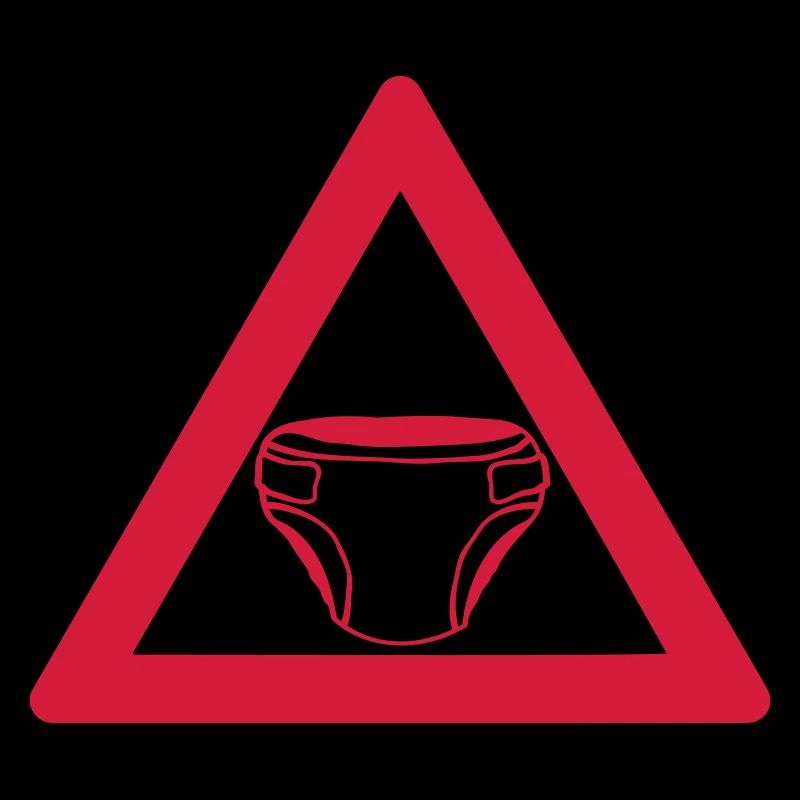 Warning Diaper Shield
