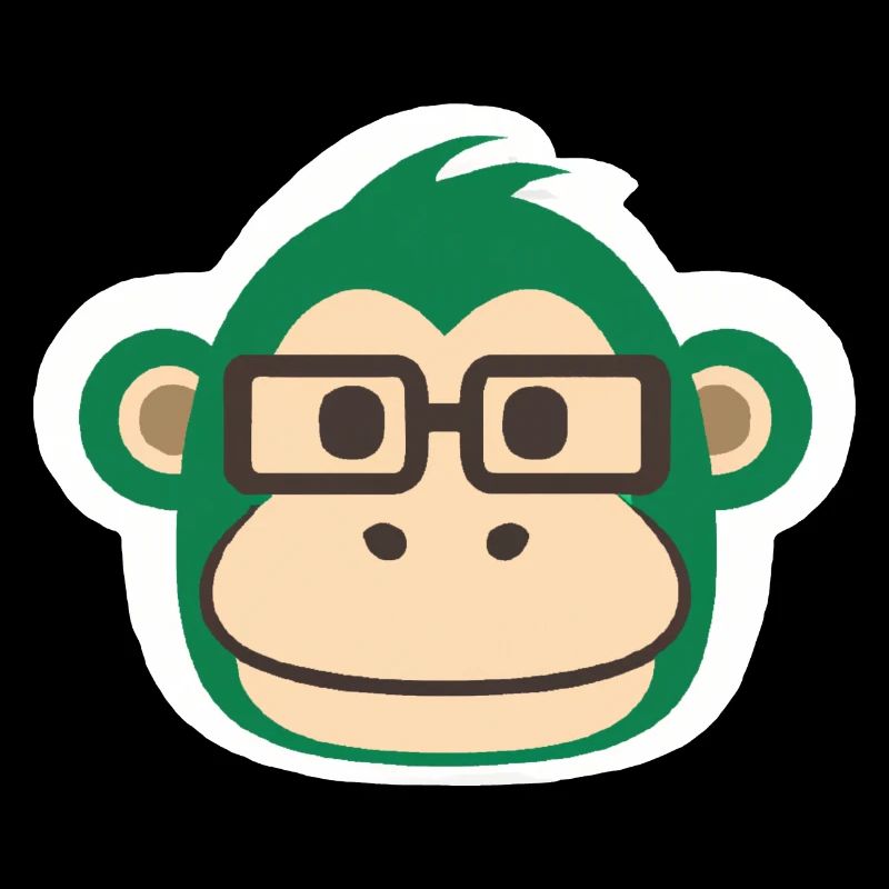 Affe Stickerart