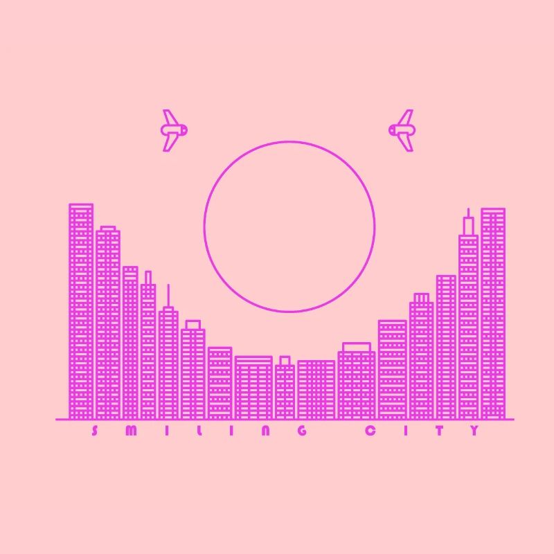 SmilingCity- version violette