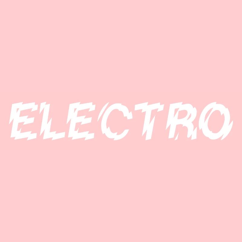 Conception de logo typographique de musique électro