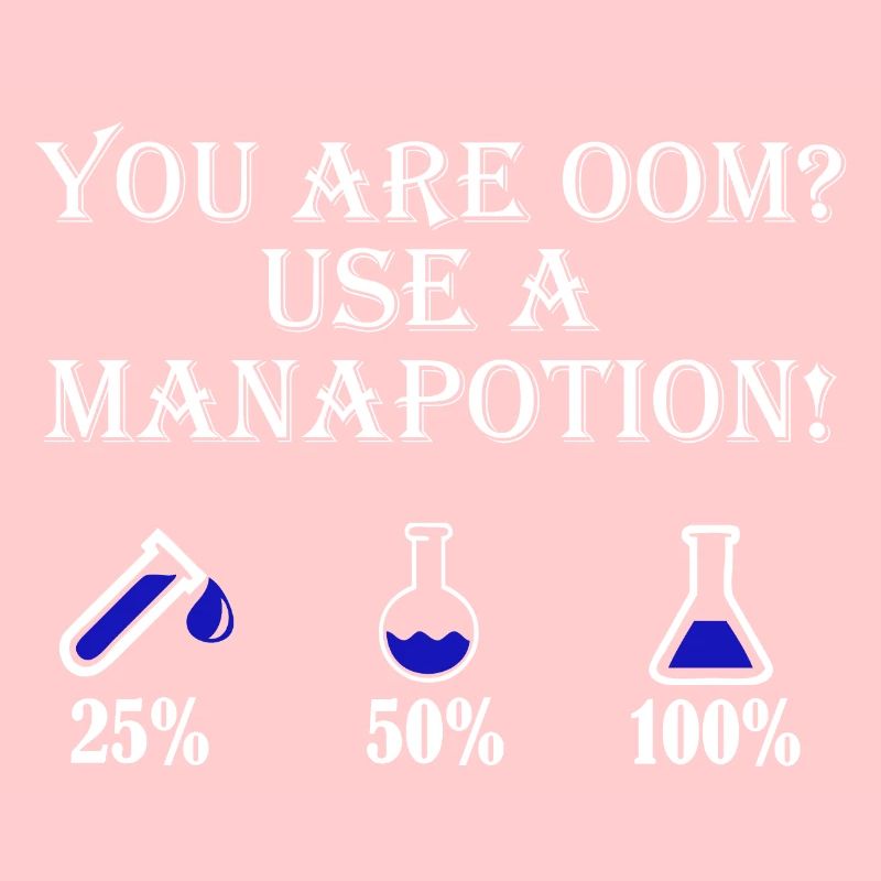 Use a mana potion for gamers