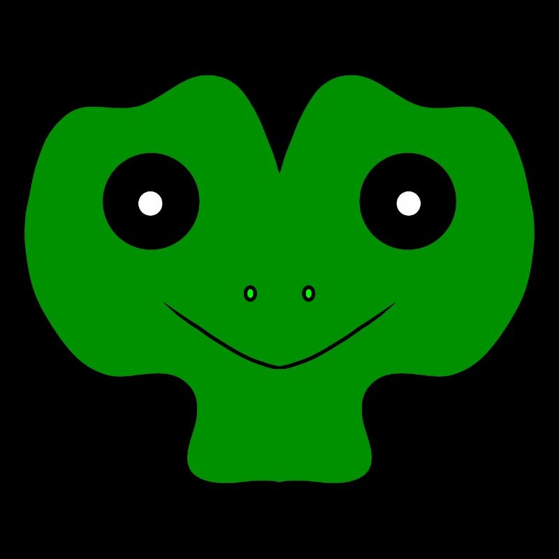 Drôle de visage de grenouille