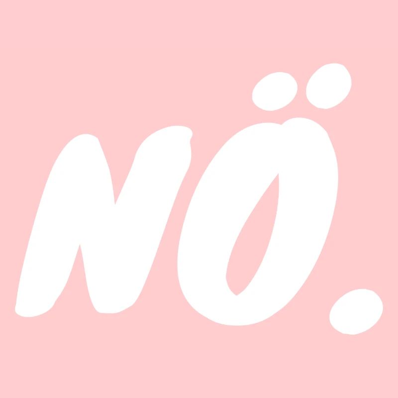 NÖ. No Nein Geschenk
