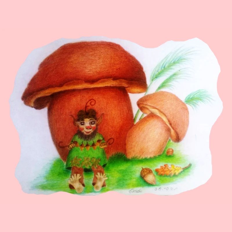 Waldtroll Märchen Pilz
