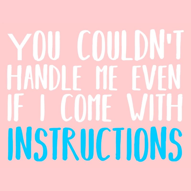 You Couldn't Handle Me Even If I Came With Instruc