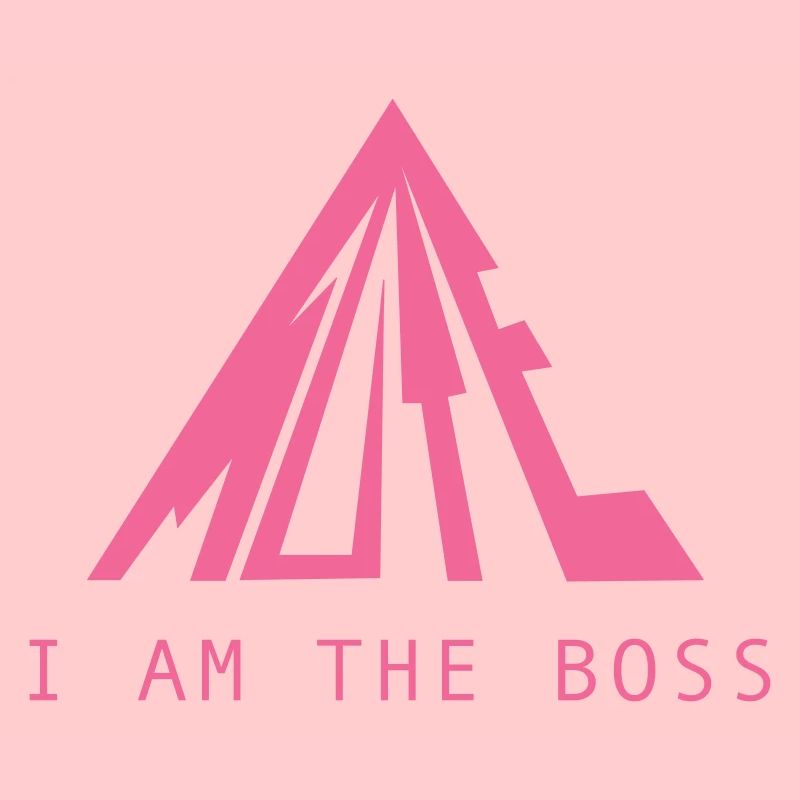 Boshaftes Design in Pink
