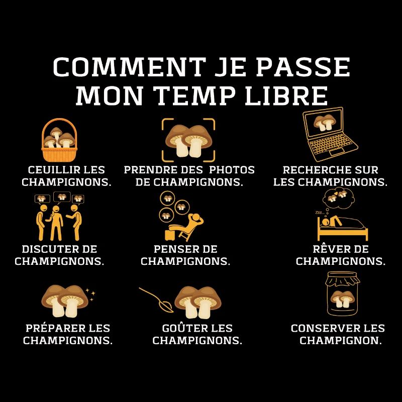 Champignon Cueillette Ramasseur Champignons