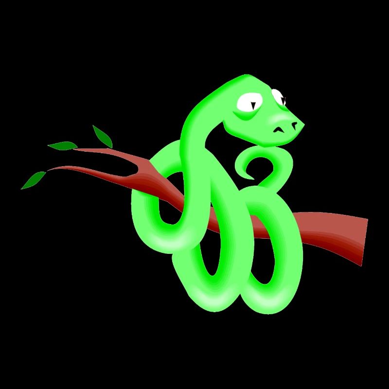 Snakes Cartoon Kids Gift Cute Python